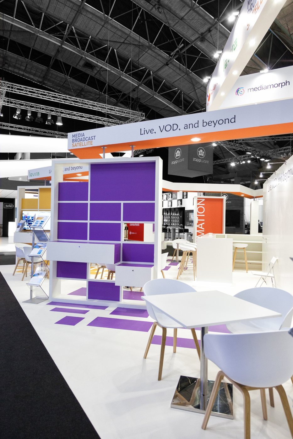 Stand sur mesure Arkena (Groupe TDF) — IBC — Amsterdam — 140 m²