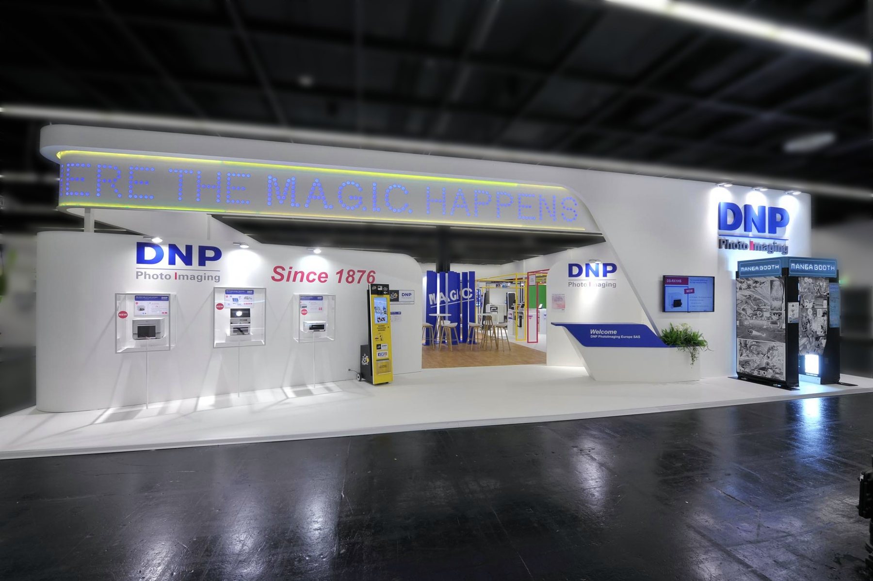 Stand sur mesure DNP — Photokina — Cologne — 305 m²