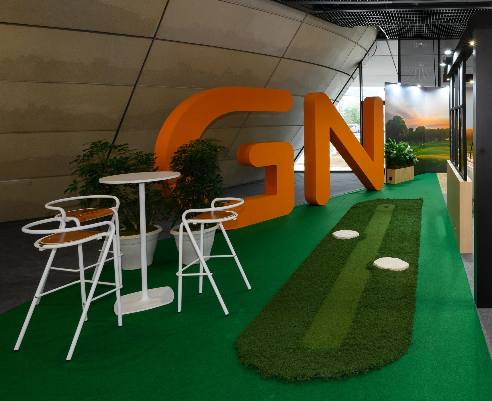 Stand sur mesure GN Hearing — 20 à 165 m²