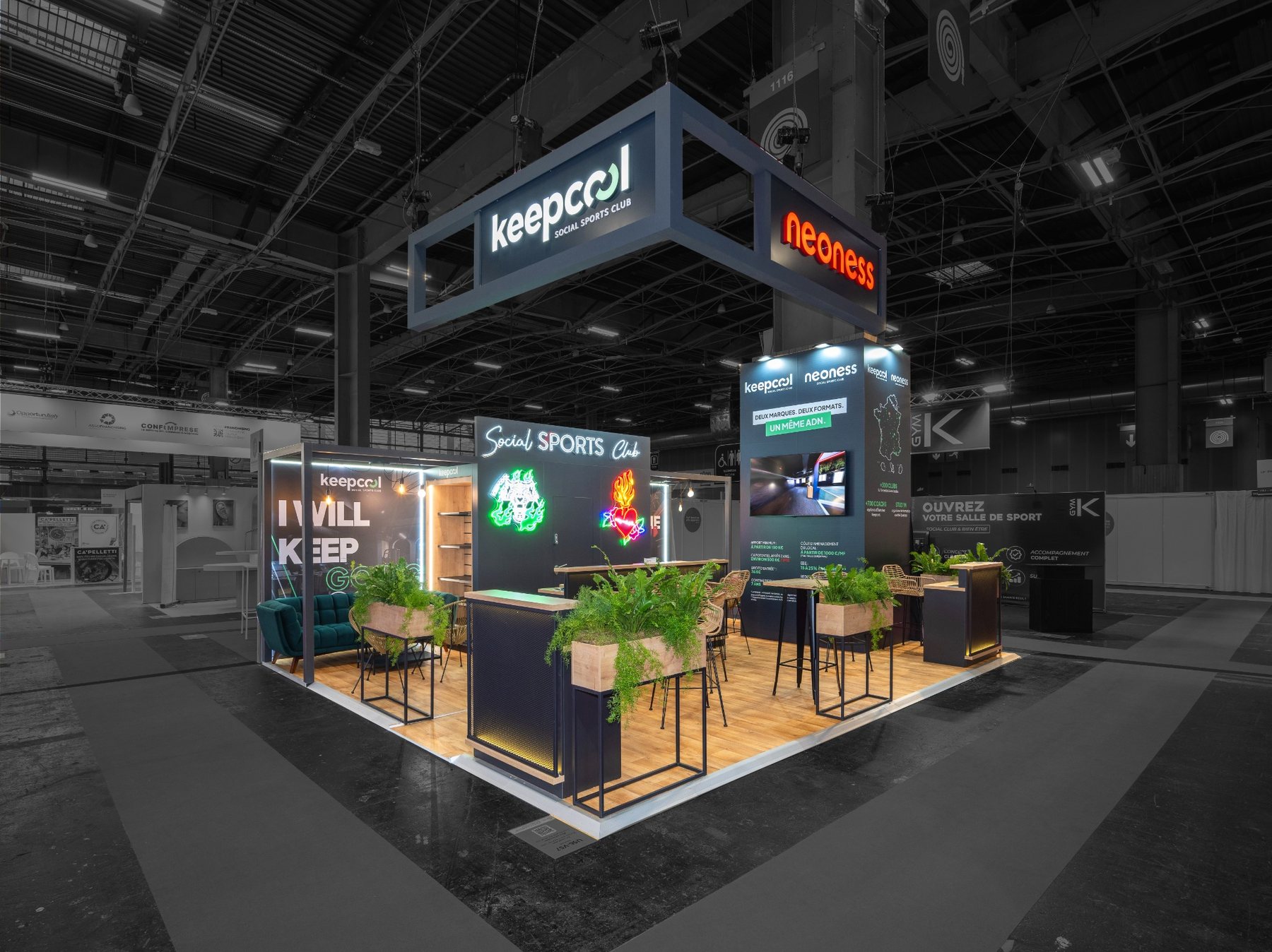 Stand sur mesure Keep Cool — Franchise Expo